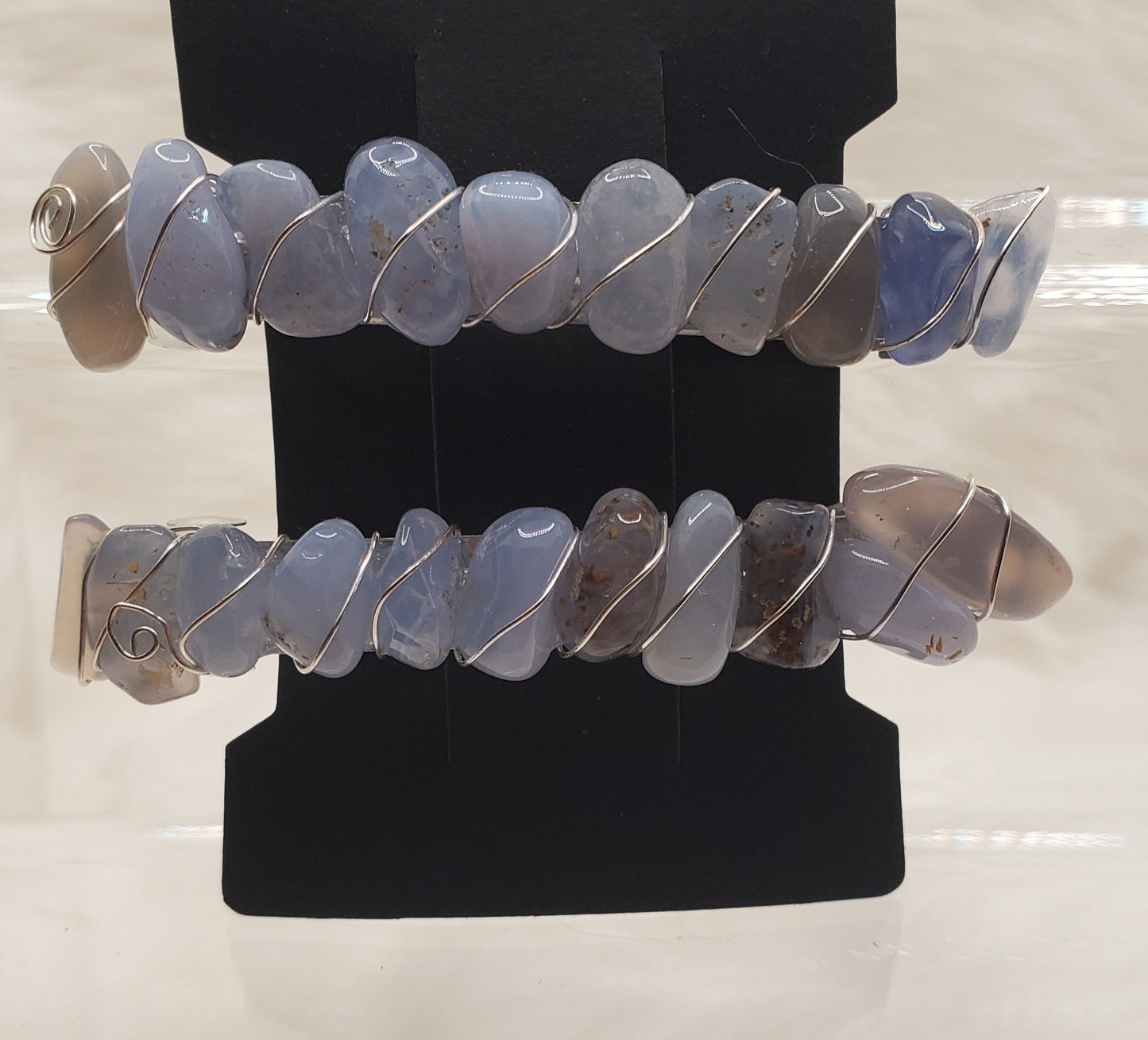 Crystal hair clips