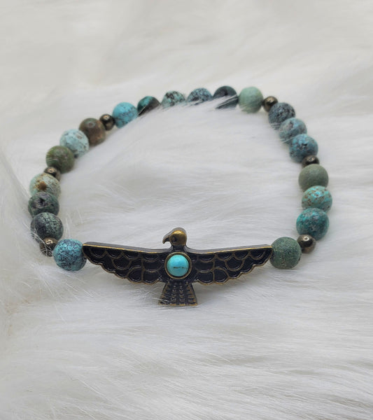 Custom Natural Crystal Bead Bracelets with Charms