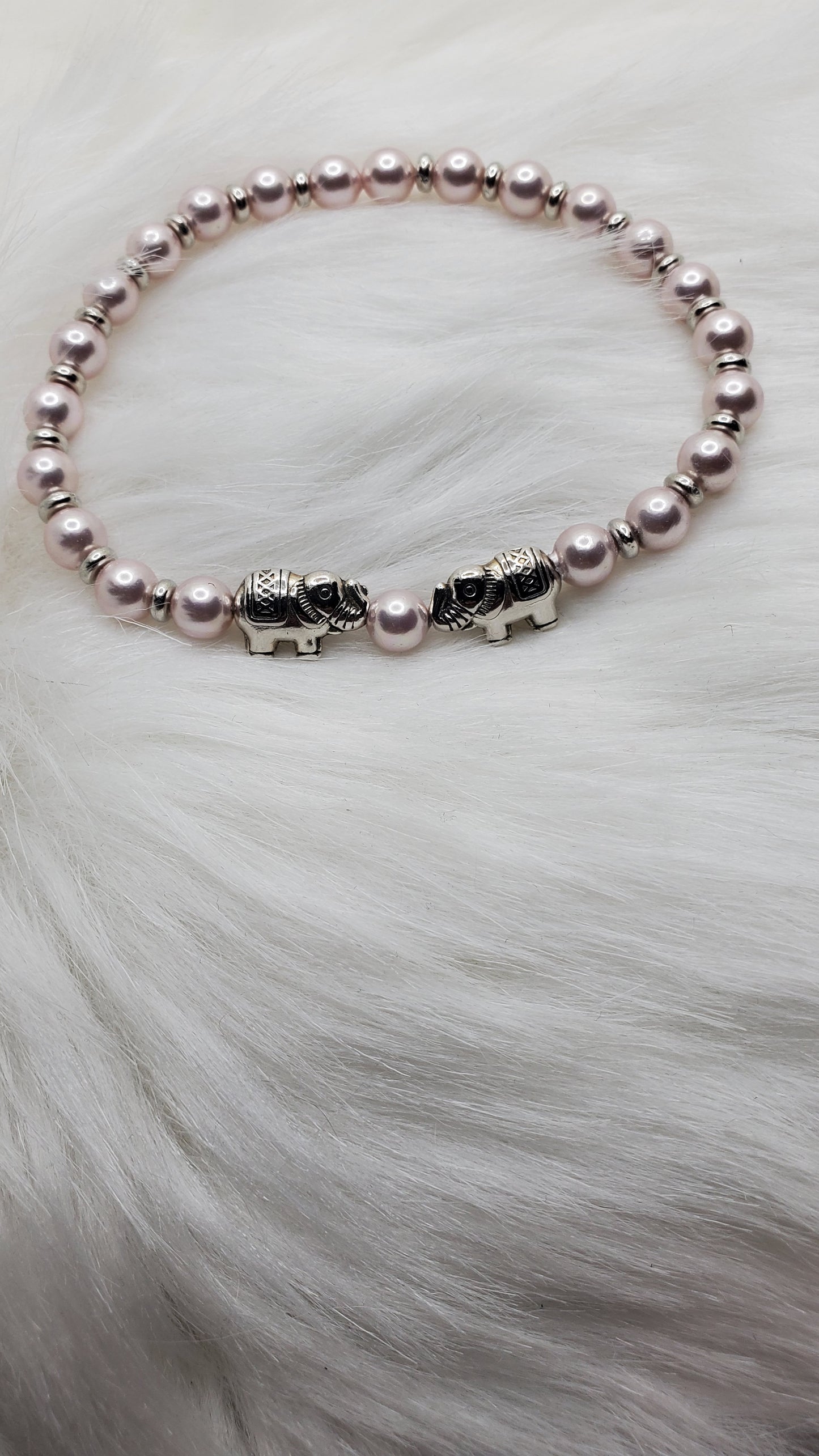 Custom Natural Crystal Bead Bracelets with Charms