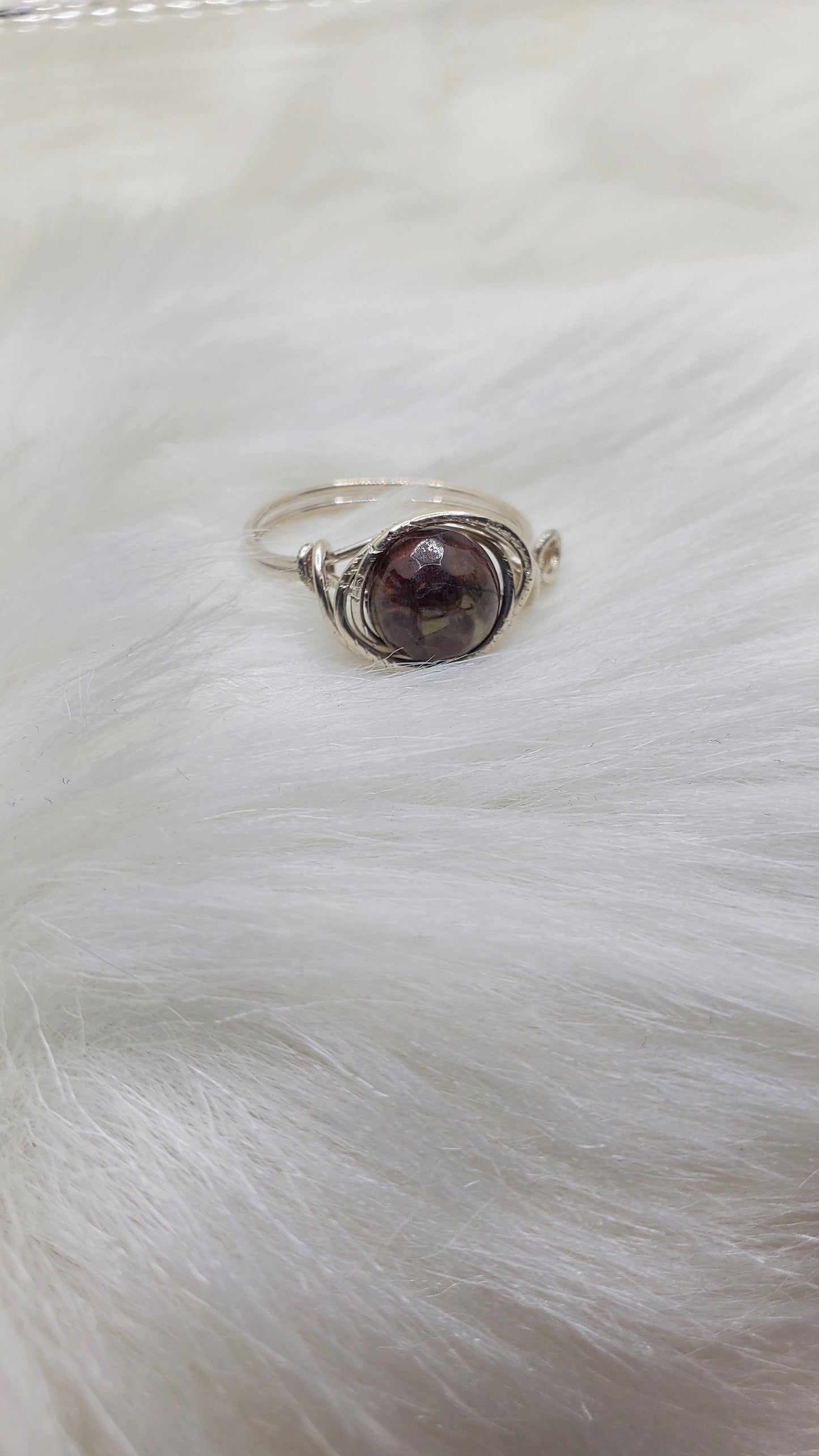 Natural Crystal Stone Rings