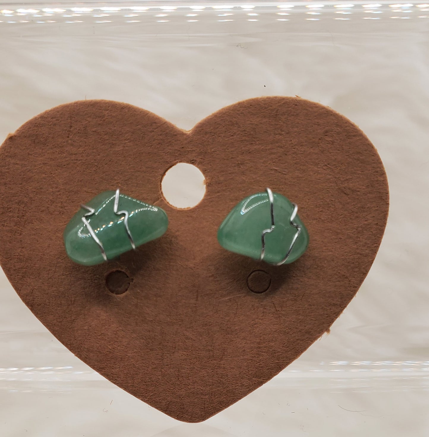 Natural Crystal Studs