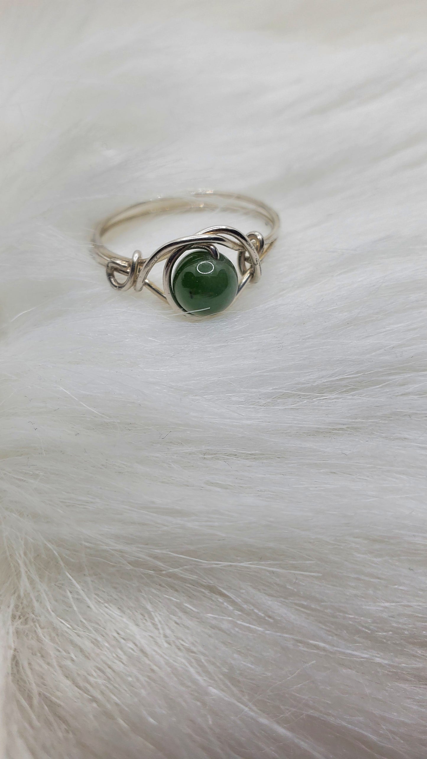 Natural Crystal Stone Rings