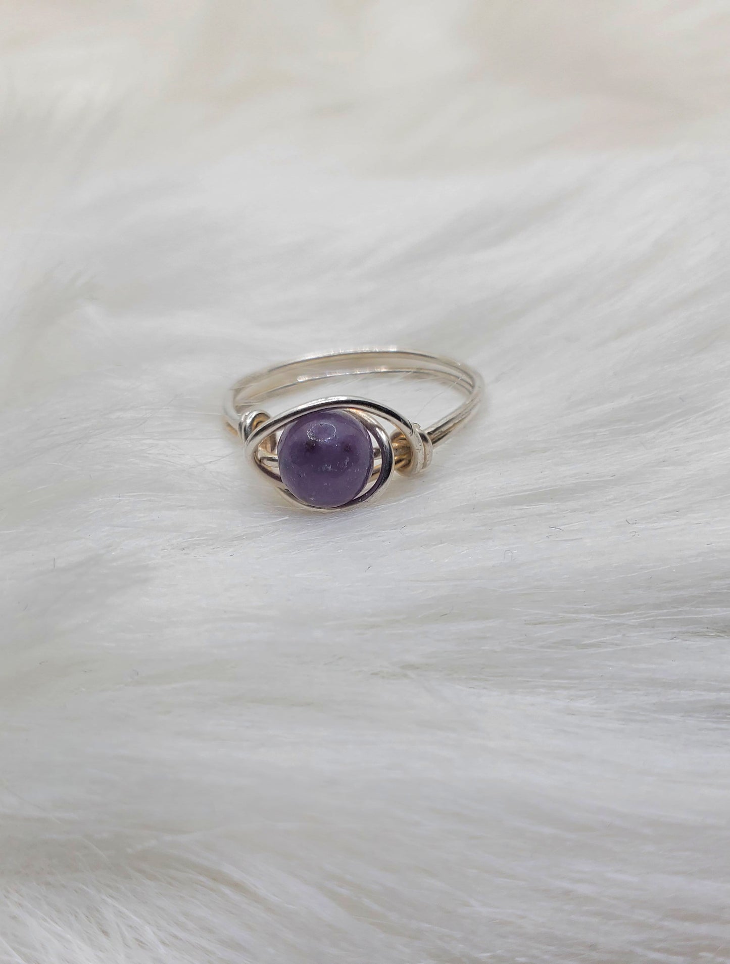 Natural Crystal Stone Rings