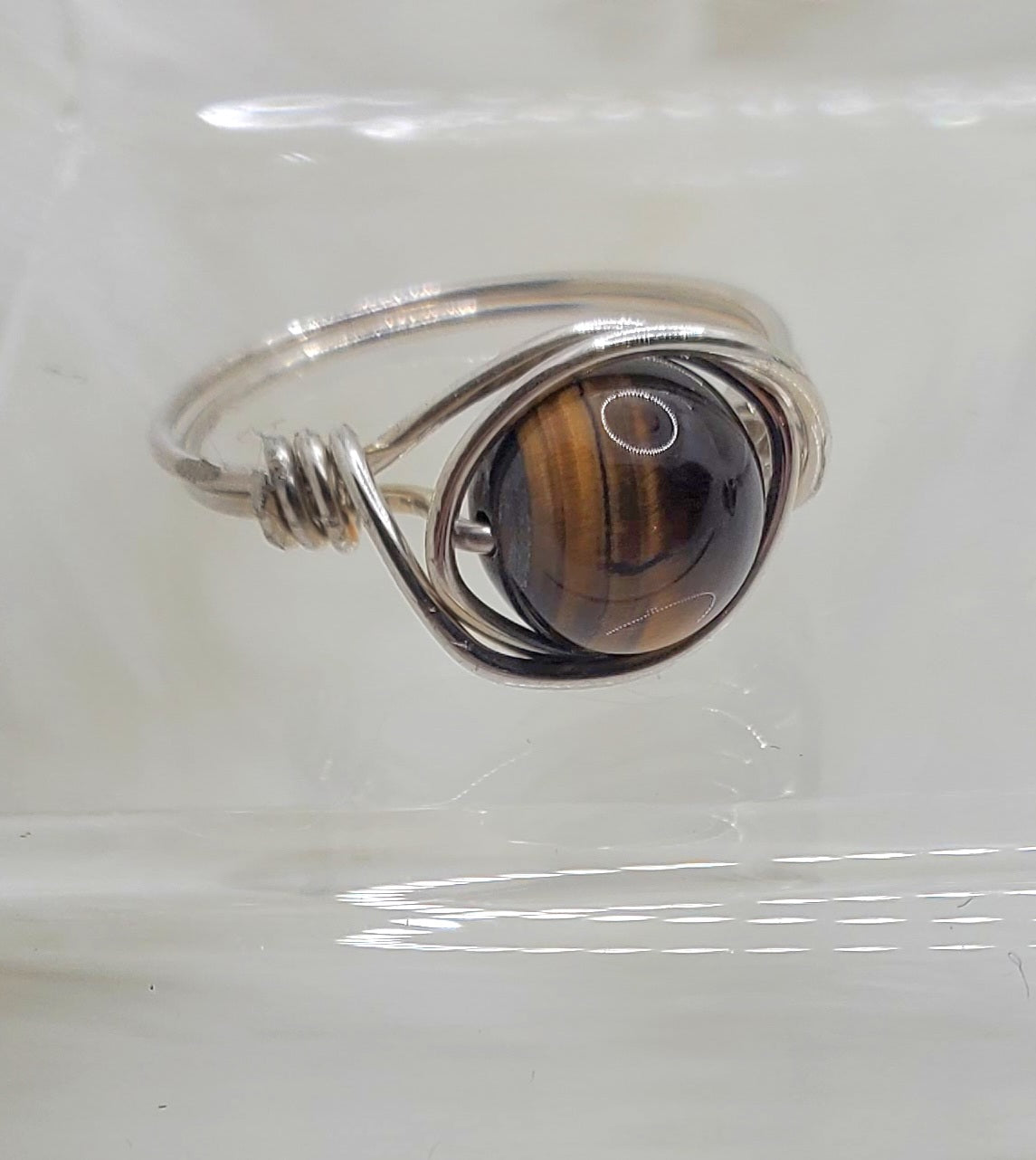 Natural Crystal Stone Rings