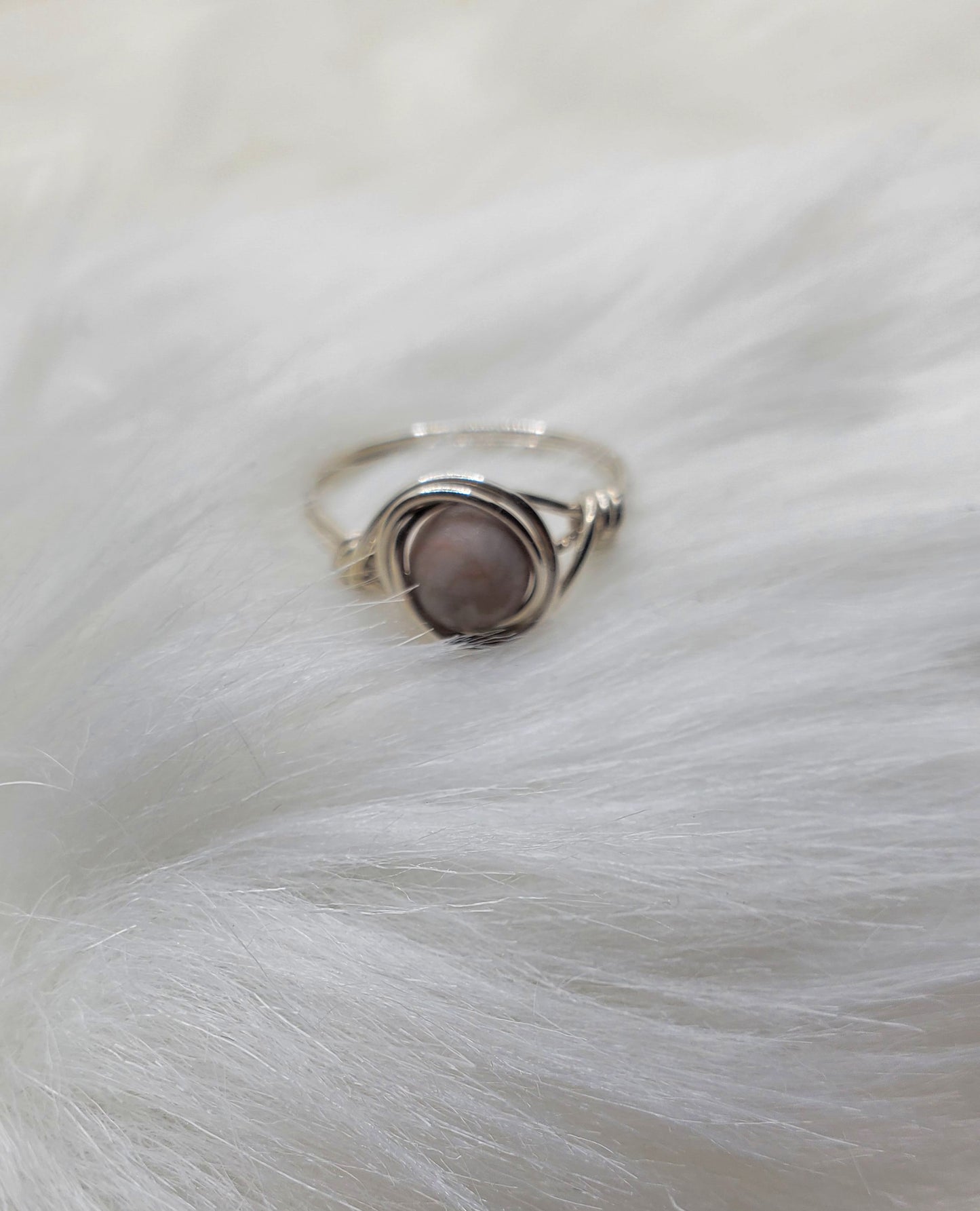 Natural Crystal Stone Rings